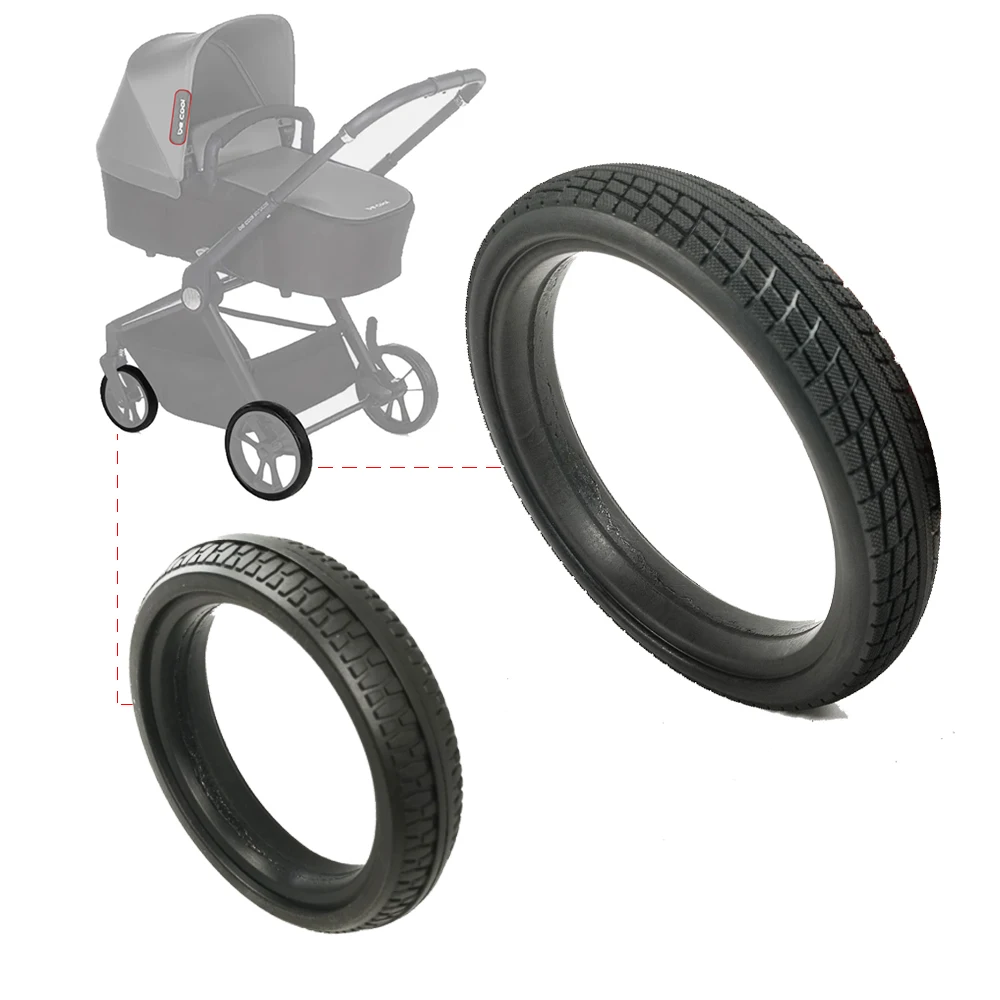Wheel Tire For Be Cool Slide Traffic Pushchair Front Or Back PU Tubeless Custom Tyre Cover Baby Buggy Replacement Accessories