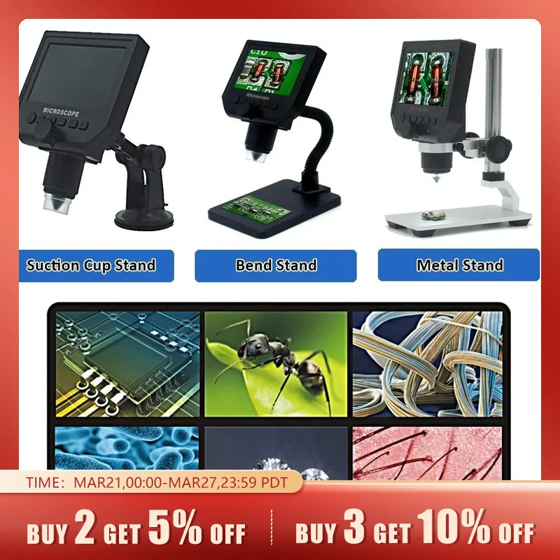 43InLCDDigitalMicroscope1600XCoinMicroscopeforErrorCoins