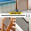 VEVOR Deck Balusters Metal Deck Spindles 16/10/26/51 Pack 44 /32.25 inch Iron Stair Railing Building & Hardware Home & Garden 2