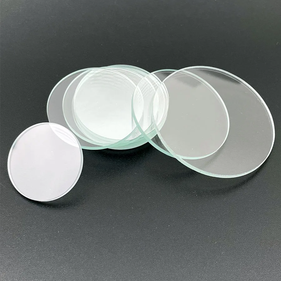 Precision Polished Round Glass Lens for High-Power Flashlights and Bike Lights