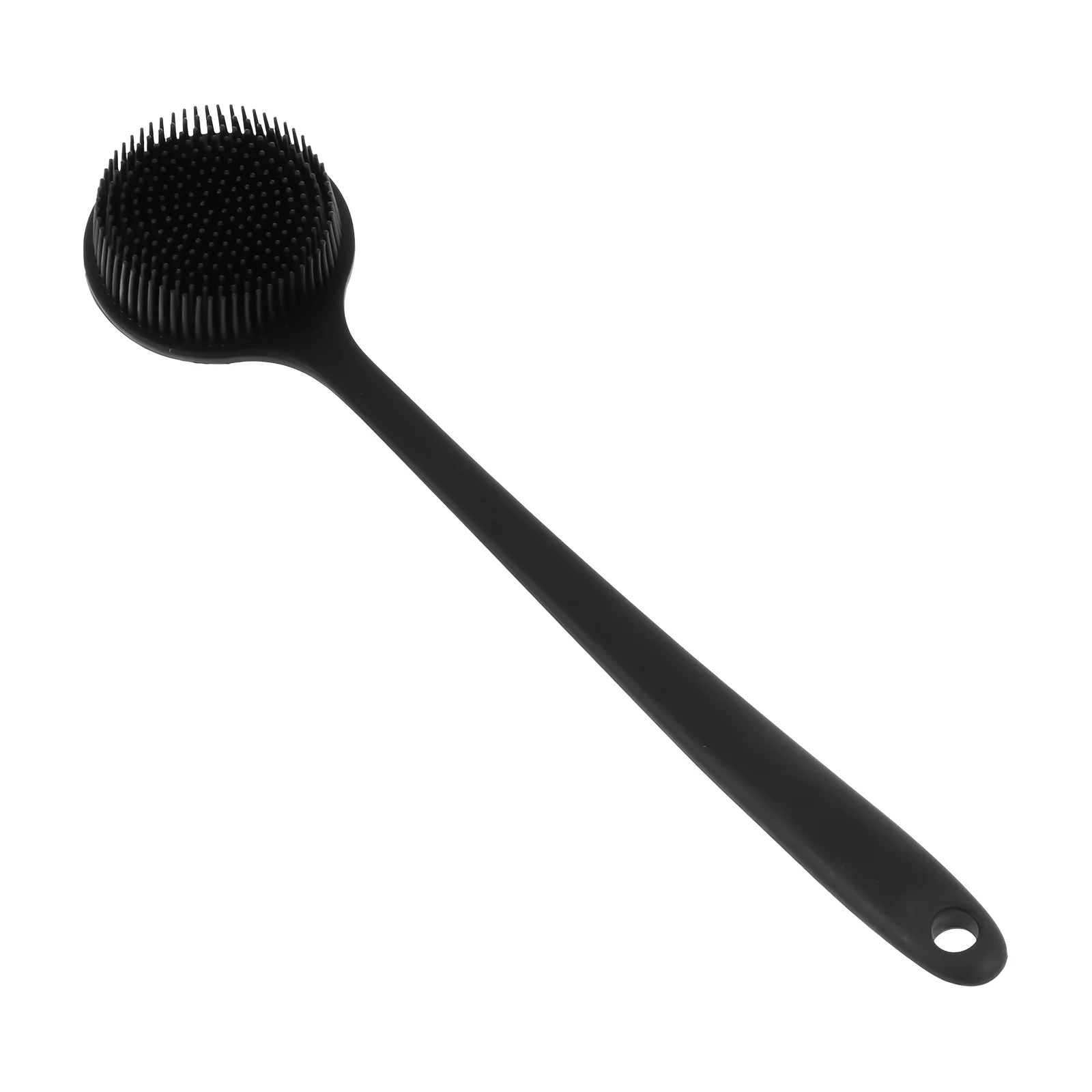 Brush Scrubber Body Shower Silicone Bath Handle Exfoliating Brushes Long Bathing Exfoliator Scalp Dry Shampoo Scrub Toilet