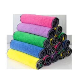 Microfiber Cleaning Kitchen Rags Cotton Dish Reusable Cloths Dry Home Goods Gadgets House Domestic Pads Glass Automotive for Car