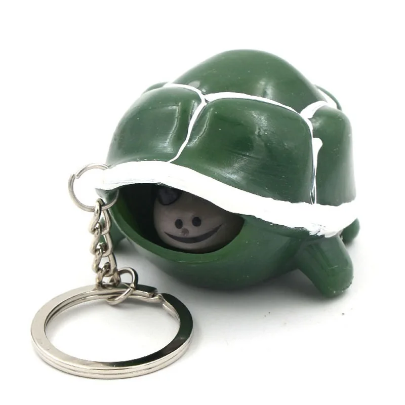 Fidget Toy Tortoise Keychains Squeeze Toy Cute Tortoise Telescopic Head Cartoon Turtle Stress Relief Pops It Funny Gift for Kids