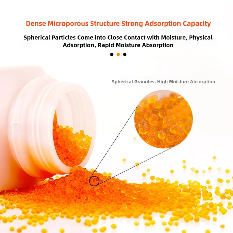 Waterproof Reusable Silica Gel Beads 500g Moisture Absorber Electronic Product Desiccant