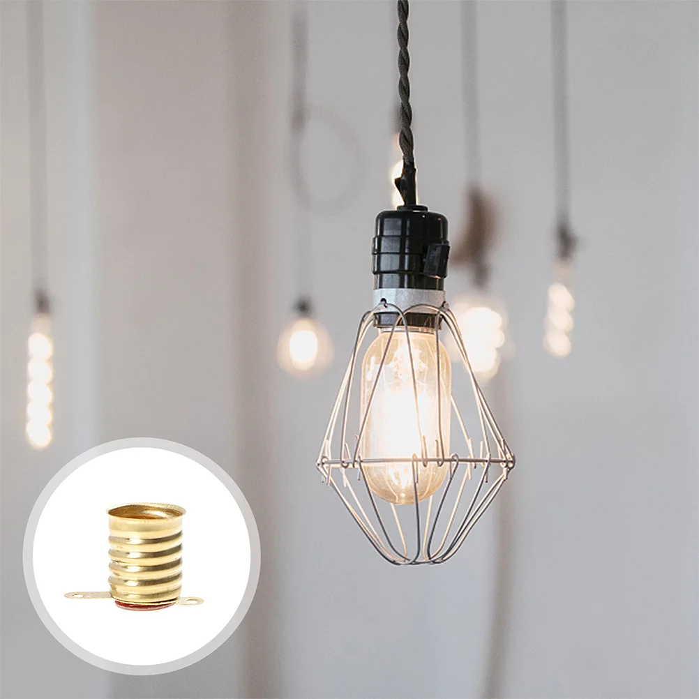 

50pcs Lamp Base E10 Lamp Socket Mini Led Bulb Socket For Electrical Test Diy