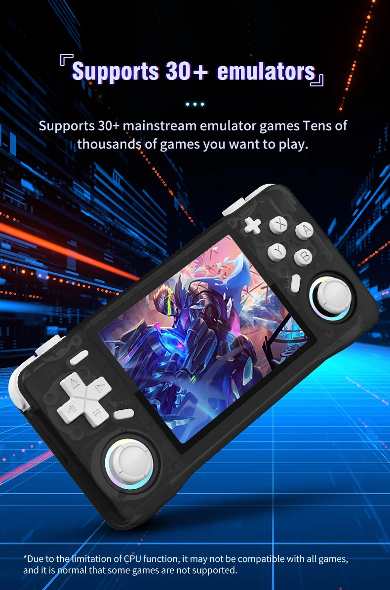 La console per videogiochi portatile retrò XF35H è dotata di sistema Linux, schermo IPS da 3,5 pollici e dimensioni tascabili._voghion.com