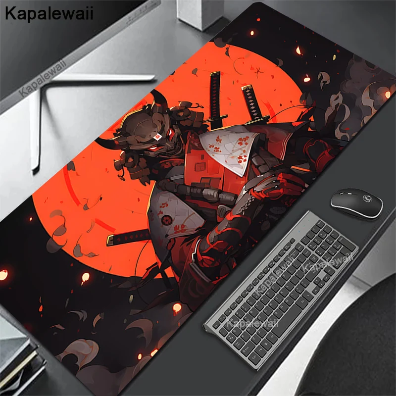 thumbnail image 1 of Alfombrilla de ratón de Anime Oni XXL, accesorios para juegos, alfombrilla de escritorio para teclado de Gamer, alfombrilla antideslizante para ordenador portátil y portátil, 80x30cm, 90x40cm, 1 of 4