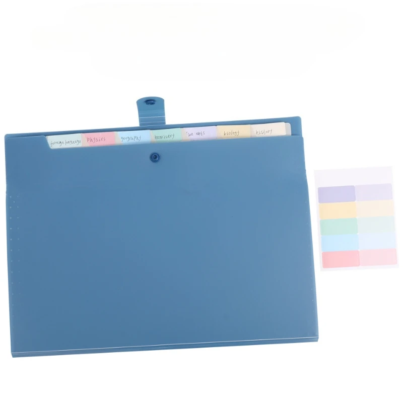Cartella a fisarmonica A4 espandibile con 12 tasche color macaron - immagine 4