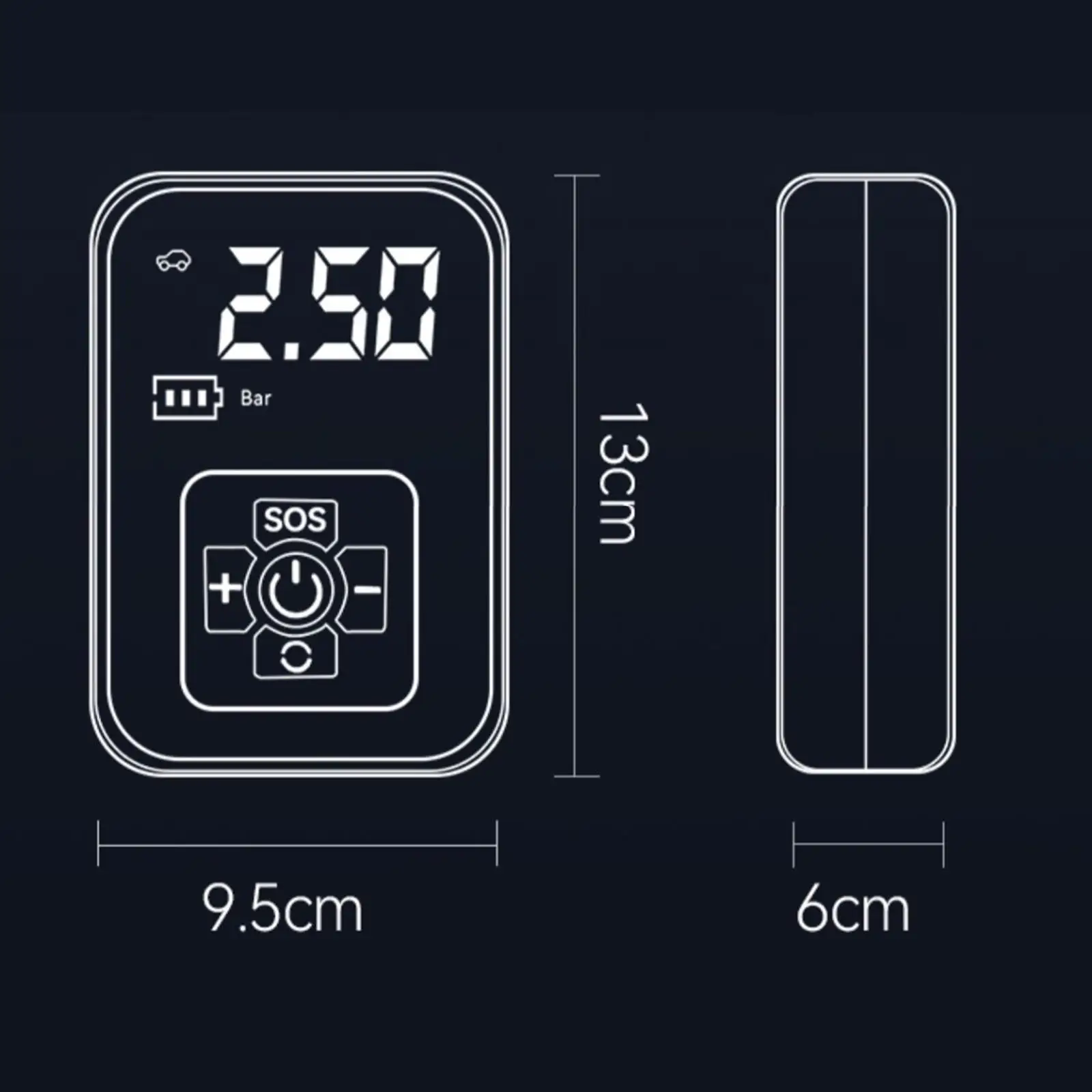 ���� ���̺��� �ִ� �ڵ��� ���� �����, ���� ����, 3 ��� �����, DC 12V Ÿ�̾�