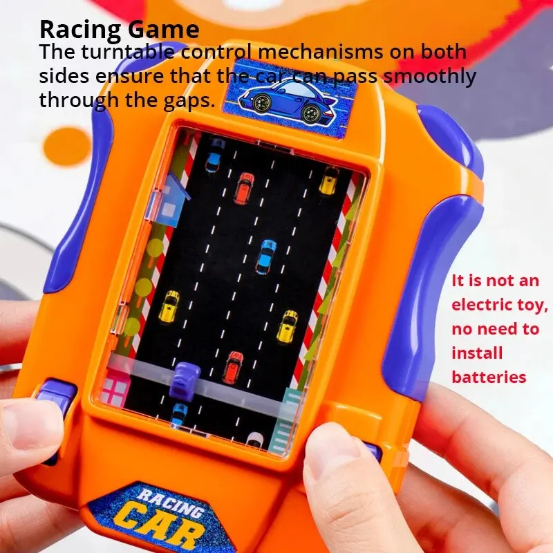 Non-electric Model Race Car Game Kids Racing Through Adventure Palm Game Toys Simulate Driving Car Toy