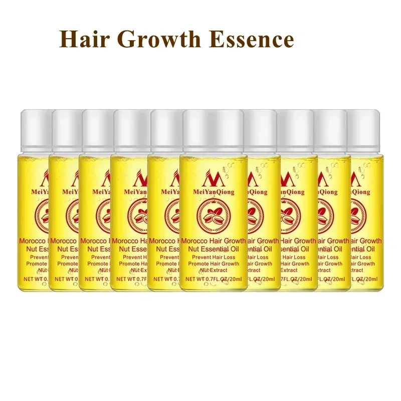 

10PC Fast and Powerful Hair Growth Serum Hair Loss Products Essential Oil Liquid Treatment Prevent hair loss care products