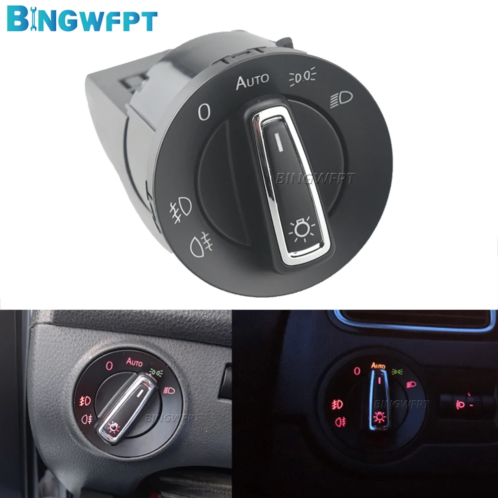 Für VW AUTO Scheinwerfer Kopf Lampe Schalter Licht Sensor Modul Upgrade Für  Golf Jetta MK5 6 Tiguan Touran Passat Polo bora - AliExpress