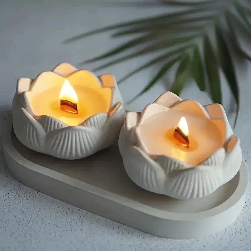 Moldeo De Silicona Pdf MMDOCO Para Fundición De Velas, Resina Epoxi, Moldes De Resina De Loto, Combinación De Bricolaje, Molde De Silicona, Portavelas, Moldes De Resina Coaster, Moldes De Yeso Para Moldes