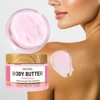 Skin Care Strawberry Face Body Butter Lotion Cream Whitening Deeply Moisturizing Brightening Remove Melanin Elasticity Lifting 1