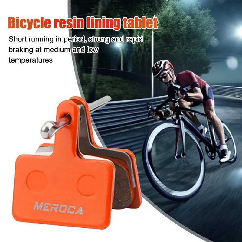 Bicycle Hydraulic Brake Pads MEROCA MTB Disc Brake Pads Resin semi-metal for ShimanoB01S Mountain Bike