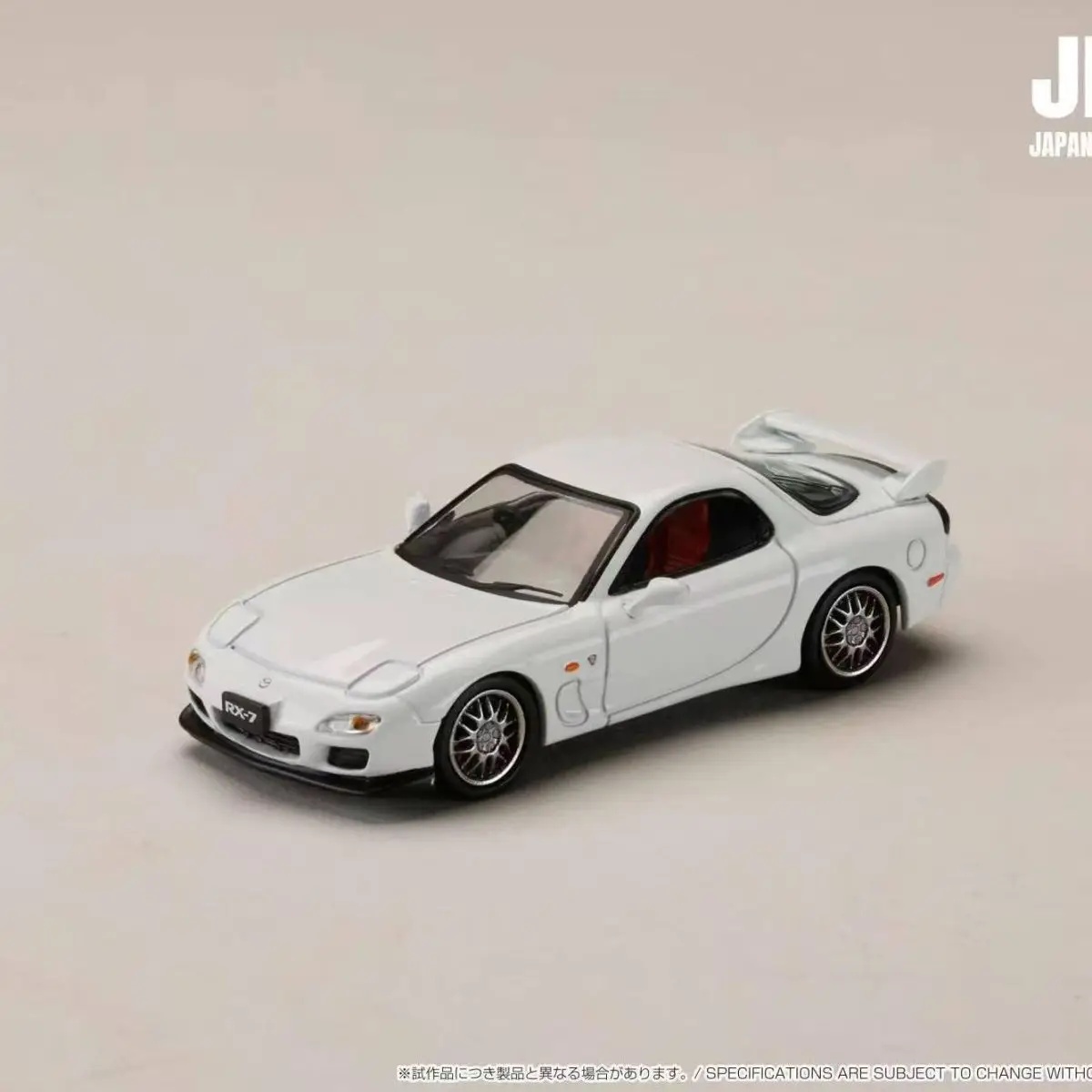 HJ&JDM64 1:64 RX-7 FD3S 심플 버전 합금 자동차 모델
