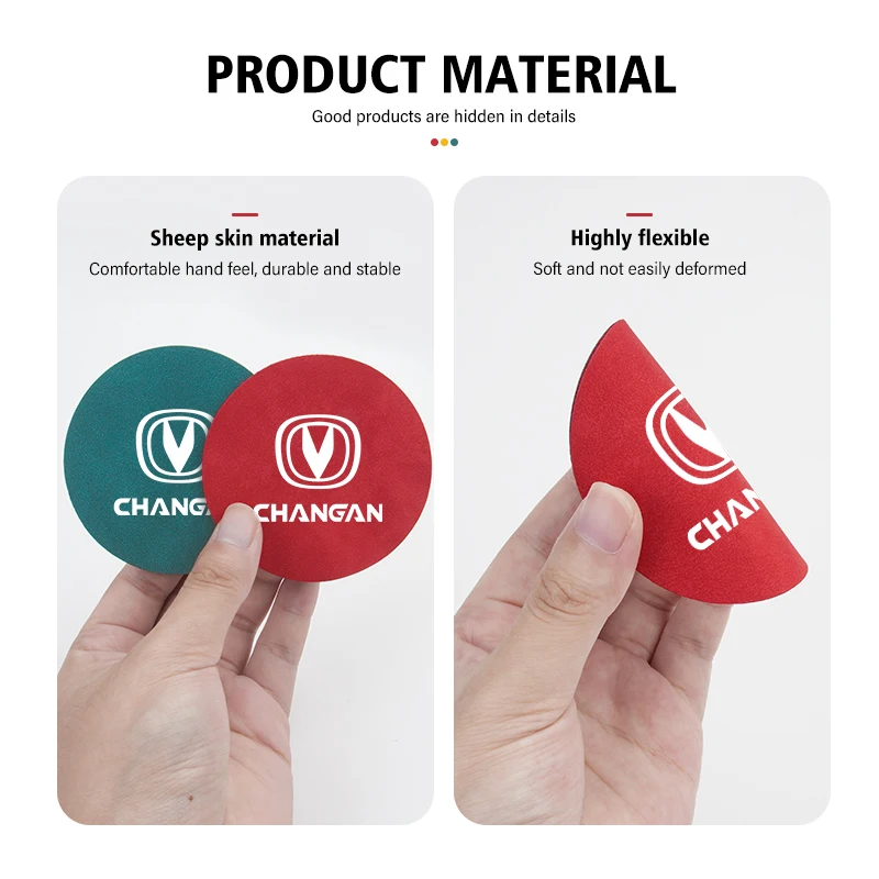 Cup Holder Coasters 2pcs Car Coaster Drink Bottle Holder Anti-slip Mat Water Cup Pad For Changan CX70 CS35 Alsvin CS75 Hunter CS95 CS55 Star RAETON