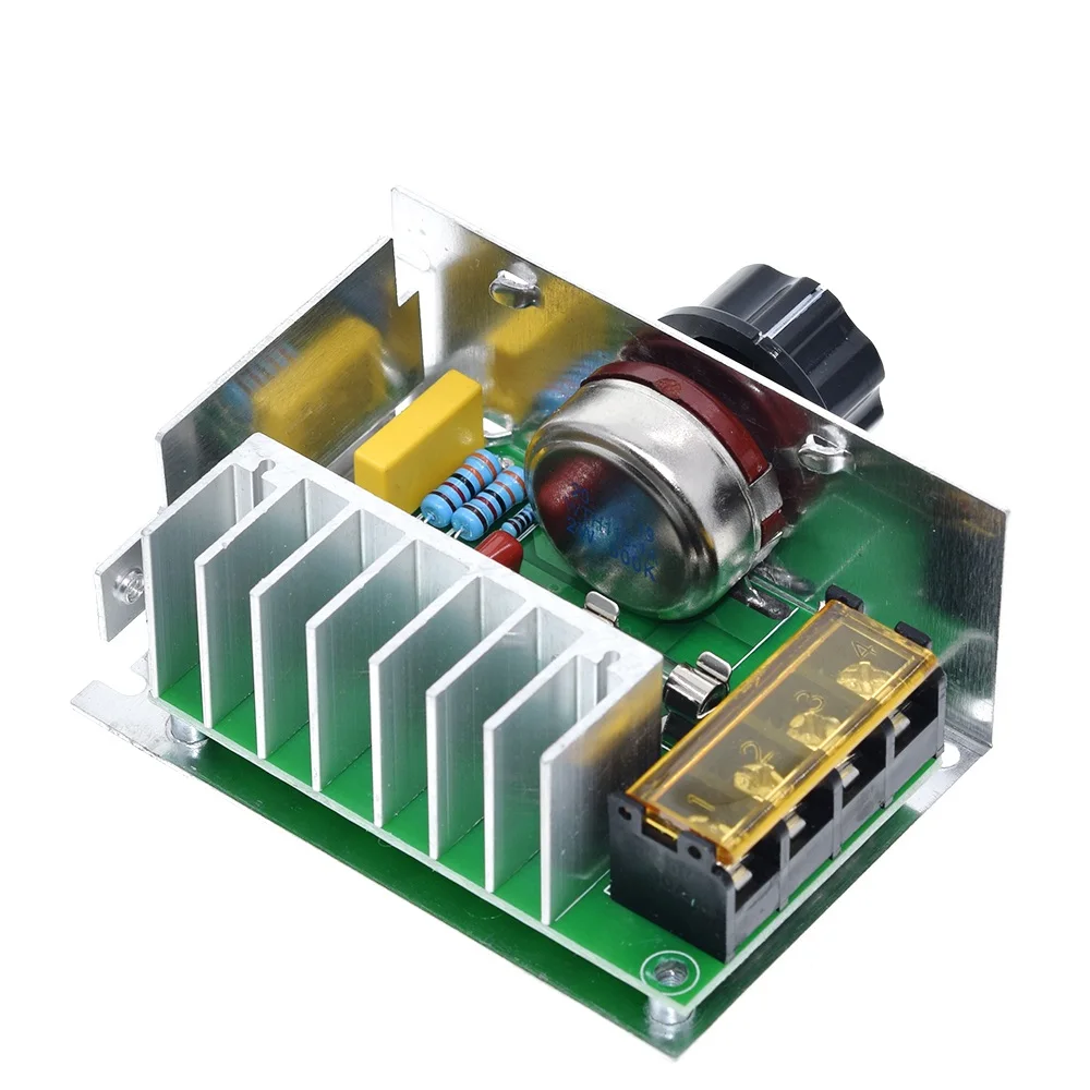 220V 4000W AC SCR 모터 속도 컨트롤러 모듈 전기로, 온수기, LED 조명용 전압 조절기 온도 조광기