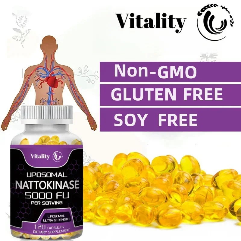 Vitality Nattokinase Blood Vessel Cleaning Capsules