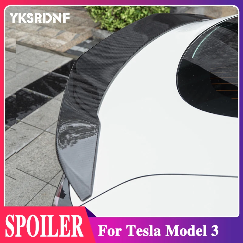 

Задний спойлер из углеродного волокна для Tesla Model 3 2017 2018 2019