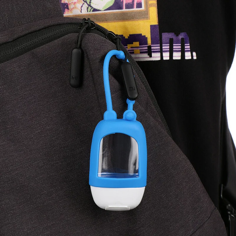 Portable Mini Empty Bottle Traveling Refillable Bottle Silicone Protective Cover Hand Sanitizer Sub refillable bottles 1Pc 30ml