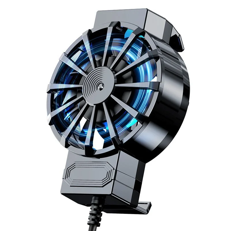 Universal Mobile Phone Cooler Cellphone Portable Cooling Fan Radiator for Pubg Game Cool Heat Sink for Huawei Iphone Xiaomi phone cooler mobile radiator cell phone fan