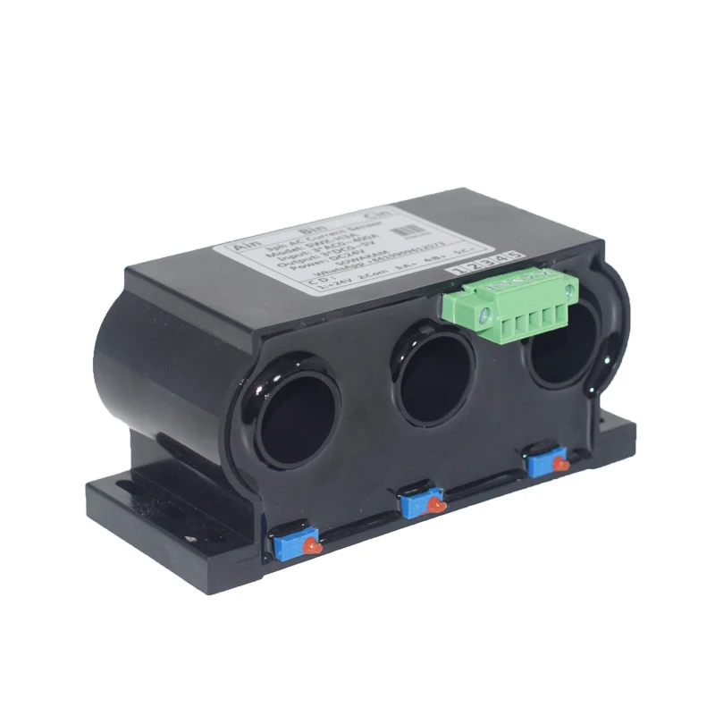 3-Phase AC Voltage Transducer 0-150V AC To 0-10V DC - DIN Rail Mount, 0.5% Accuracy