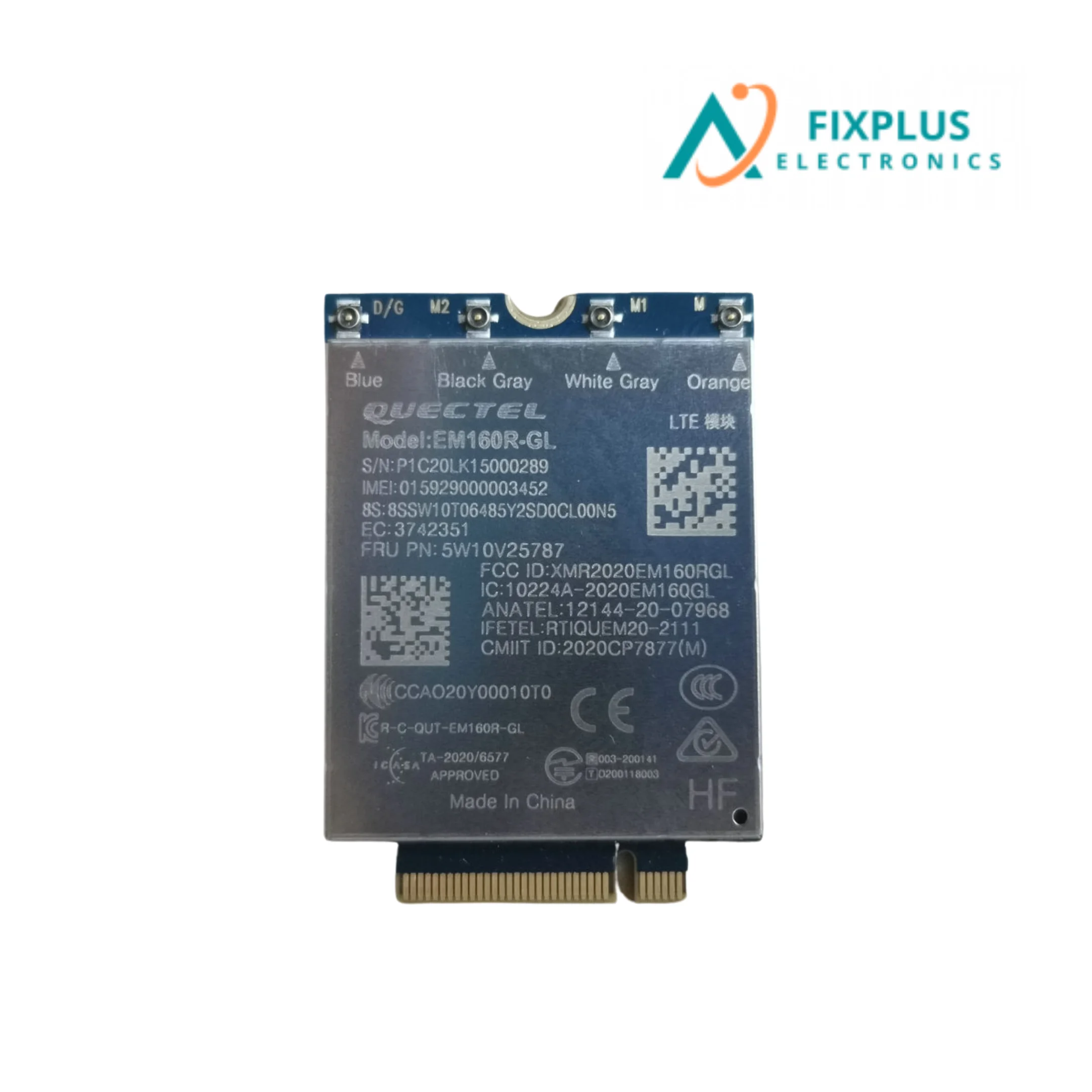 Quectel SDX24 EM160R-GL 4G LTE CAT16 PCIE WWAN Model 5W10V25787 for ...