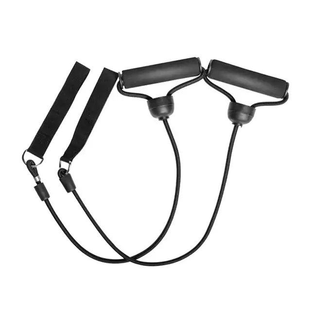 2x Exercise Bands with Handles Arm Bands Trampoline Resistance Bands for Home