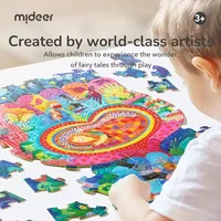 Mideer Artist Fairy Tale Puzzle Toys Children Education Enlightenment Puzzle Little Red Riding Hood Thumbelina Kids 3Y+ 2