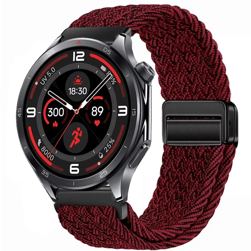Braided Sport Nylon Strap, 22mm - Durable & Stylish Watchband Bracelet