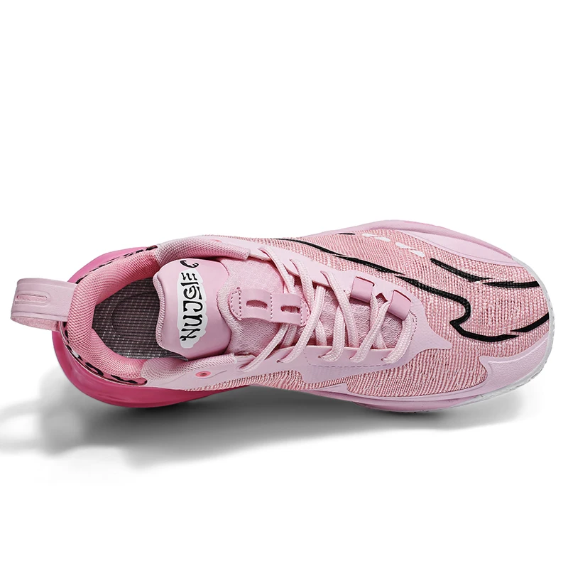 Men's Women's High Rebound Cushioning Basketball Shoes Lightweight and Comfortable Sports Shoes Rubber Non-slip Trai