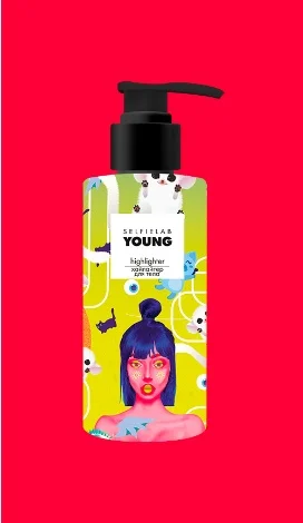 SelfieLab Young Хайлайтер для тела с эффектом сияния &ampquotGlow up&ampquot 200мл. |