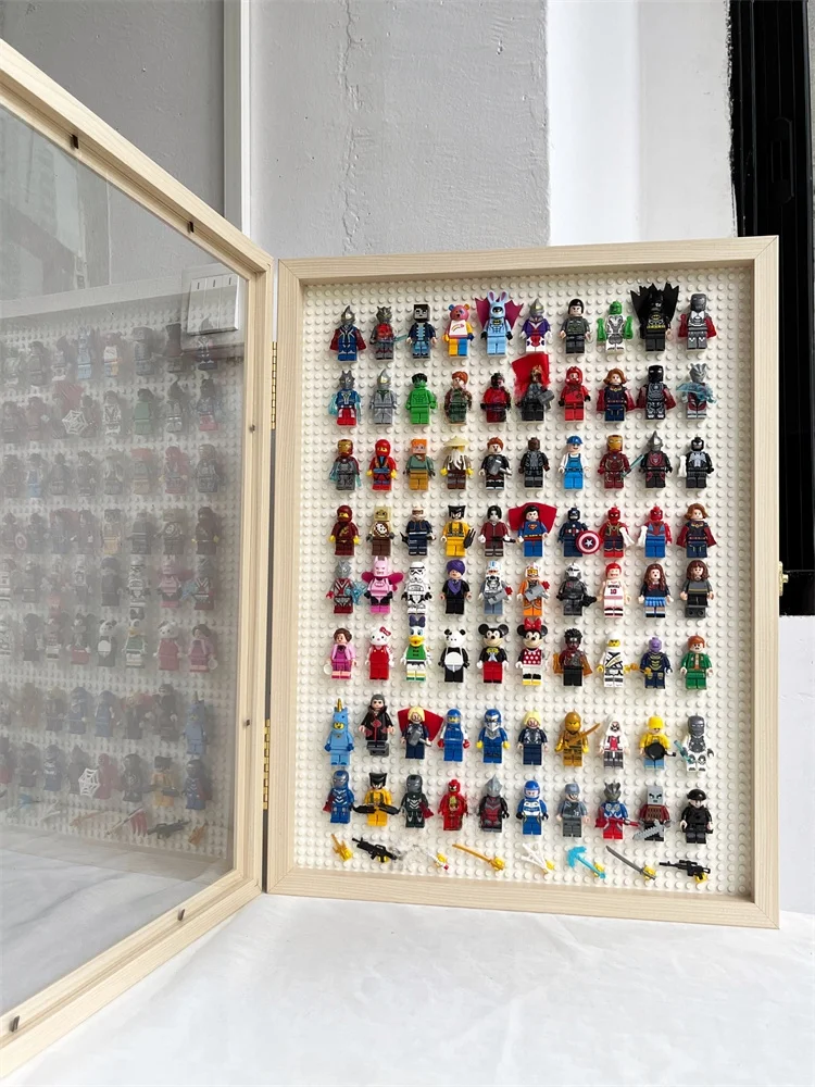 Building Blos Storage Display Box Toy Storage Organizer for Boys Birthday Gift Eonal Toys Superhero Action Figures