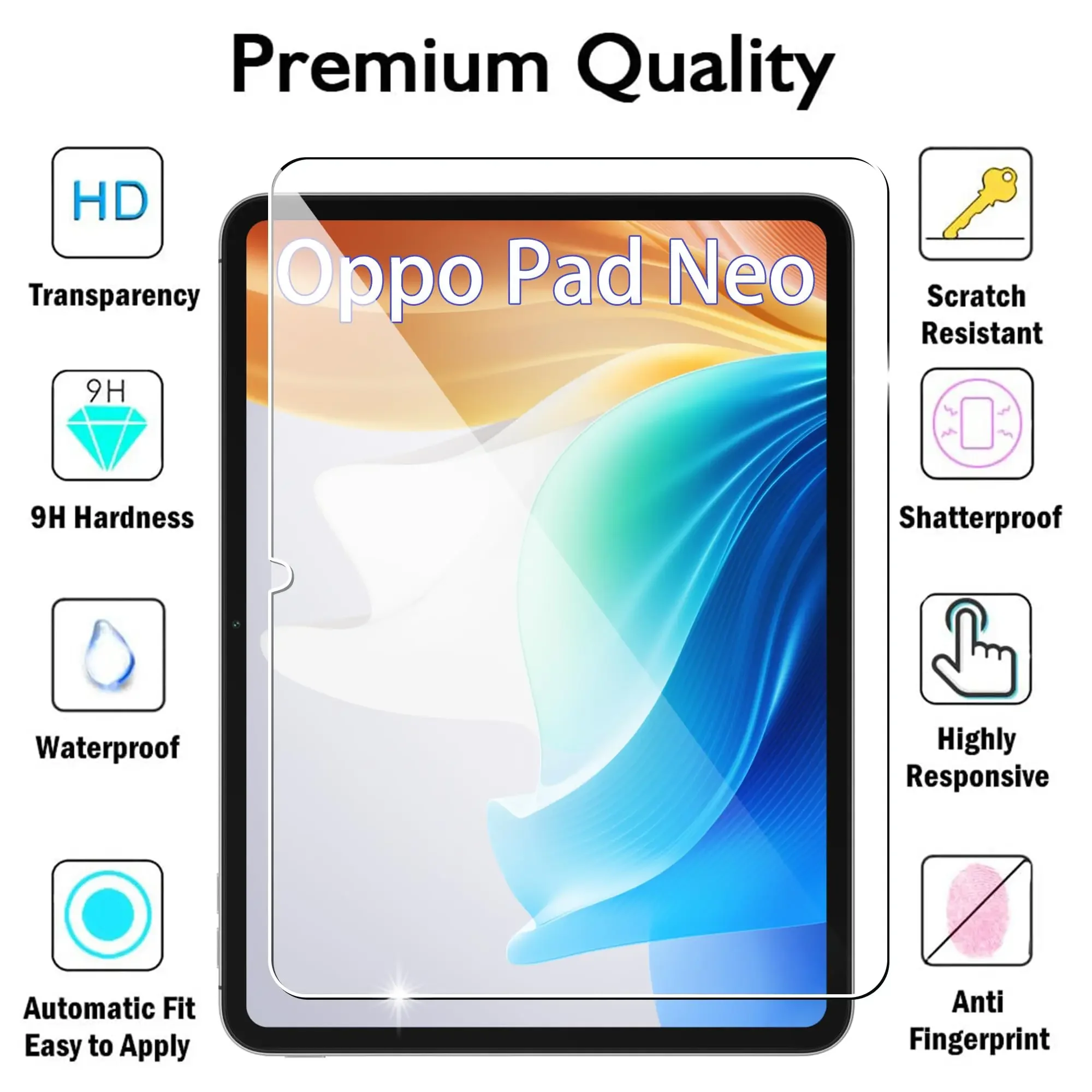 Premium Tempered Glass Screen Protector - Anti-Scratch, Anti-Fingerprint, HD Clarity