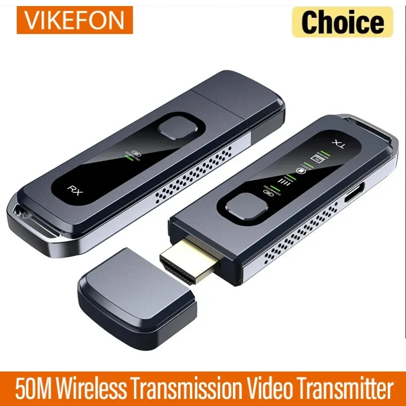 Wireless Display Adapter Dual Screen Output 1080P