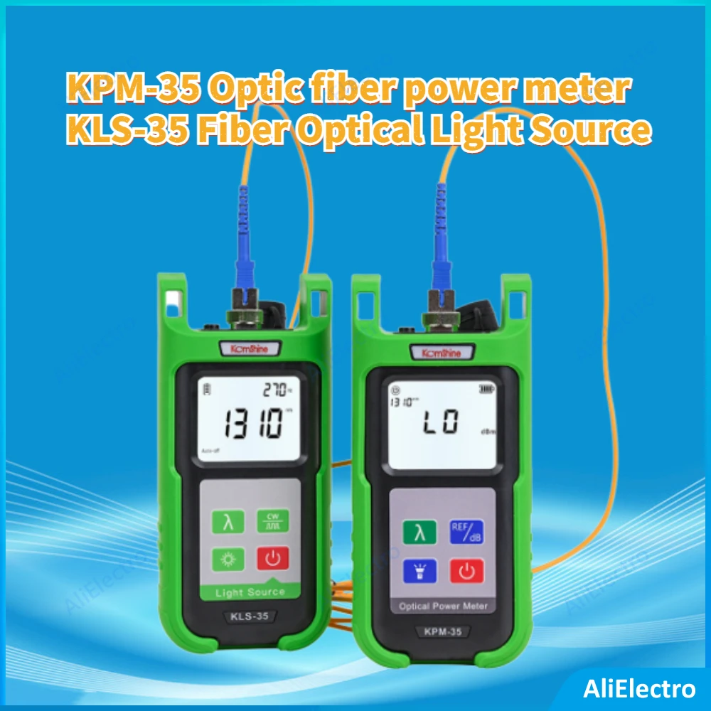 KomShine KPM 35 Optic fiber power meter FTTH fiber cable tester