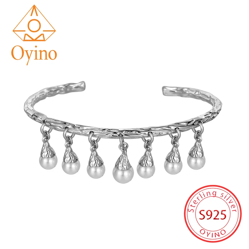 

Oyino новый Этнический стиль S925 Стерлинговое серебро браслет с кисточками женский браслет