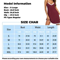 Female Summer Sexy Loose Solid Lace Irregular Hem Suspender Deep V-Neck Nightwear Dress With Chest Pad No Steel Ring Home Cloth - Image 6