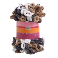 Chunky Yarn Plush Jumbo Yarn Acrylic Thick Yarn Bulky Yarn for Hat Crochet Bed Arm Knitting Throw Blanket 1