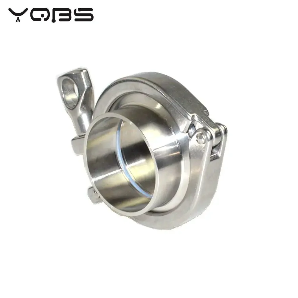 YQBS Weld Welding Tri clamp SS Sanitary Flange Pipe Ferrule PTFE or Silicone Gasket Stainless Steel SUS SS 304