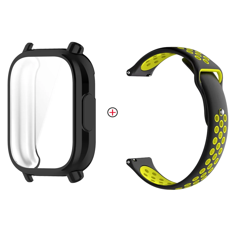 Soft Silicone Strap with TPU Case and Screen Protector