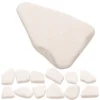 12 Pcs Marble Rocks for Painting Painted Stone DIY Craft Stones White Crafts Child 4