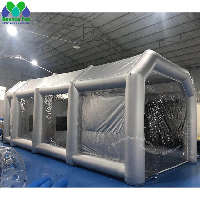 Automobile Giant Inflatable Car Workstation Spray Paint Booth Tan Spray