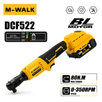 DCF522 Right Angle Ratchet Wrench 1/2-inch Brushless Cordless
