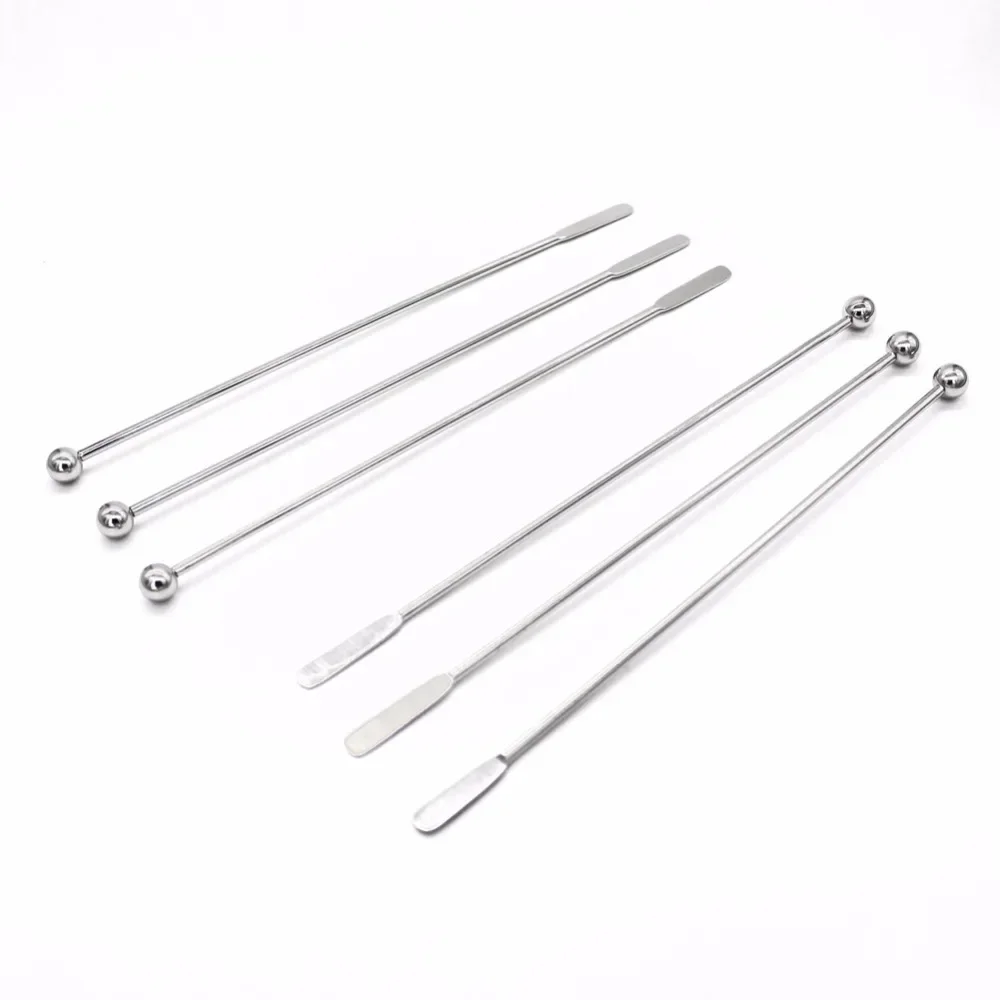 7.5 Inch Stainless Steel Coffee Beverage Stirrers Coffee Stir Stick Cocktail Swizzle Stick Stirrer 10 Pack