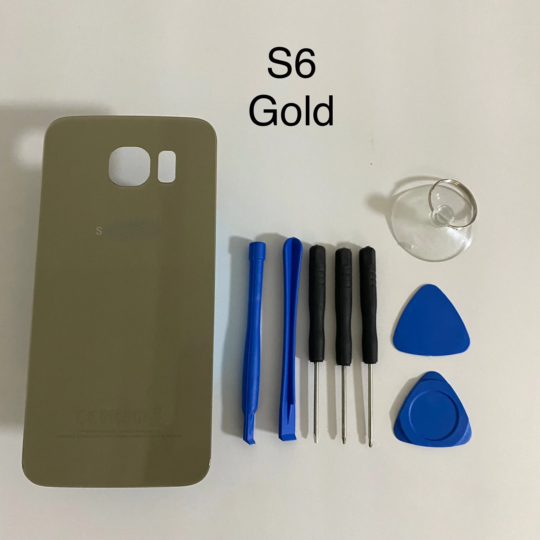 

For samsung galaxy s6 edge plus case glass battery back cover protective replacement shell for galaxy s6 s6 edge with glue+Tools
