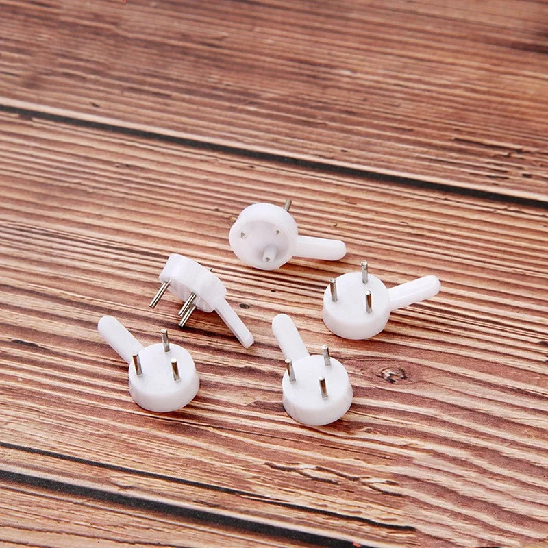 50Pc White Traceless Wall Hooks Mount Photo Clock Painting Picture Hangers Invisibility Nail Fasteners Hanging Hanger Home Decor