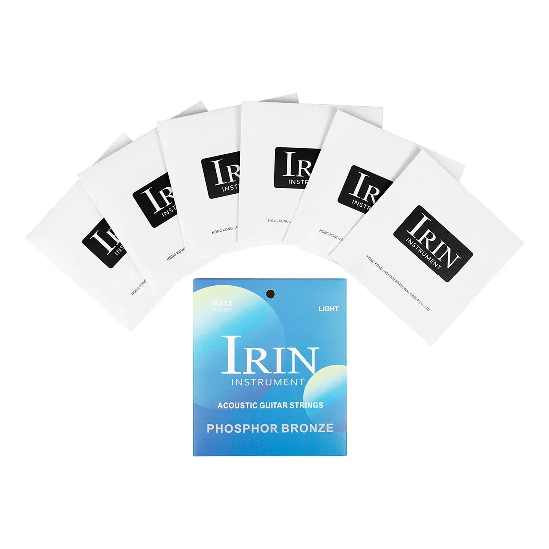 

Струны для акустической гитары IRIN A332, проволока из высокоуглеродистой стали с антикоррозийным покрытием, аксессуары для народной гитары