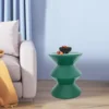 Side Table PET Round Modern Sofa Side Table, Floor Standing End Table 3